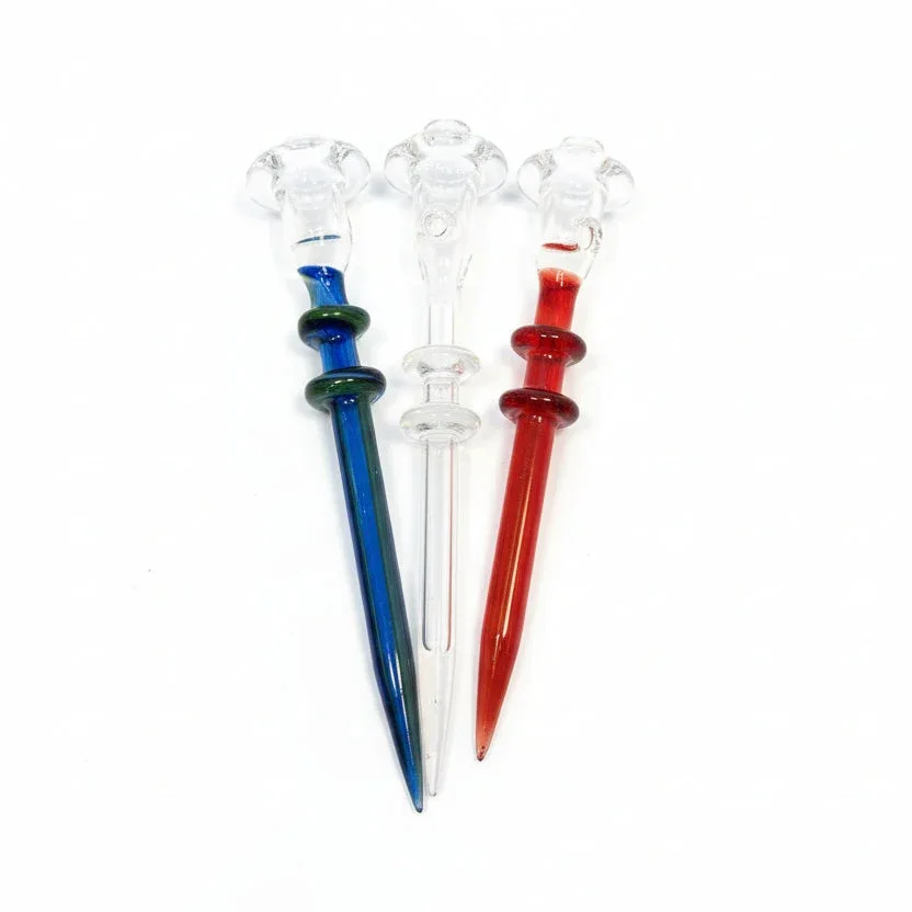 Quartz Glass Dab Tool W/ Carb Cap