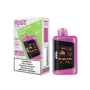 Rainbow Rain - RAZ LTX DC25000 Disposable Vape