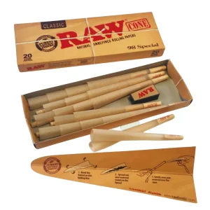 RAW Classic 98 Special Pre Rolled Cones (20 Pack)