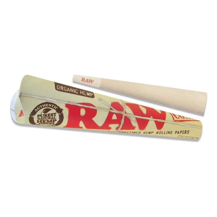 Raw Organic Hemp 1 1/4 Cones 6pk - Image 2