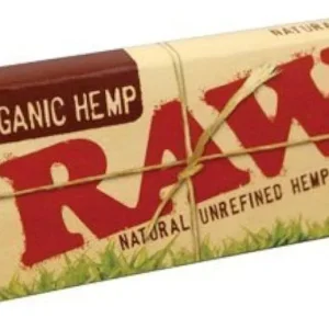 Raw Single Wide Papers (Pack of 1)-1COUNT Organic Hemp