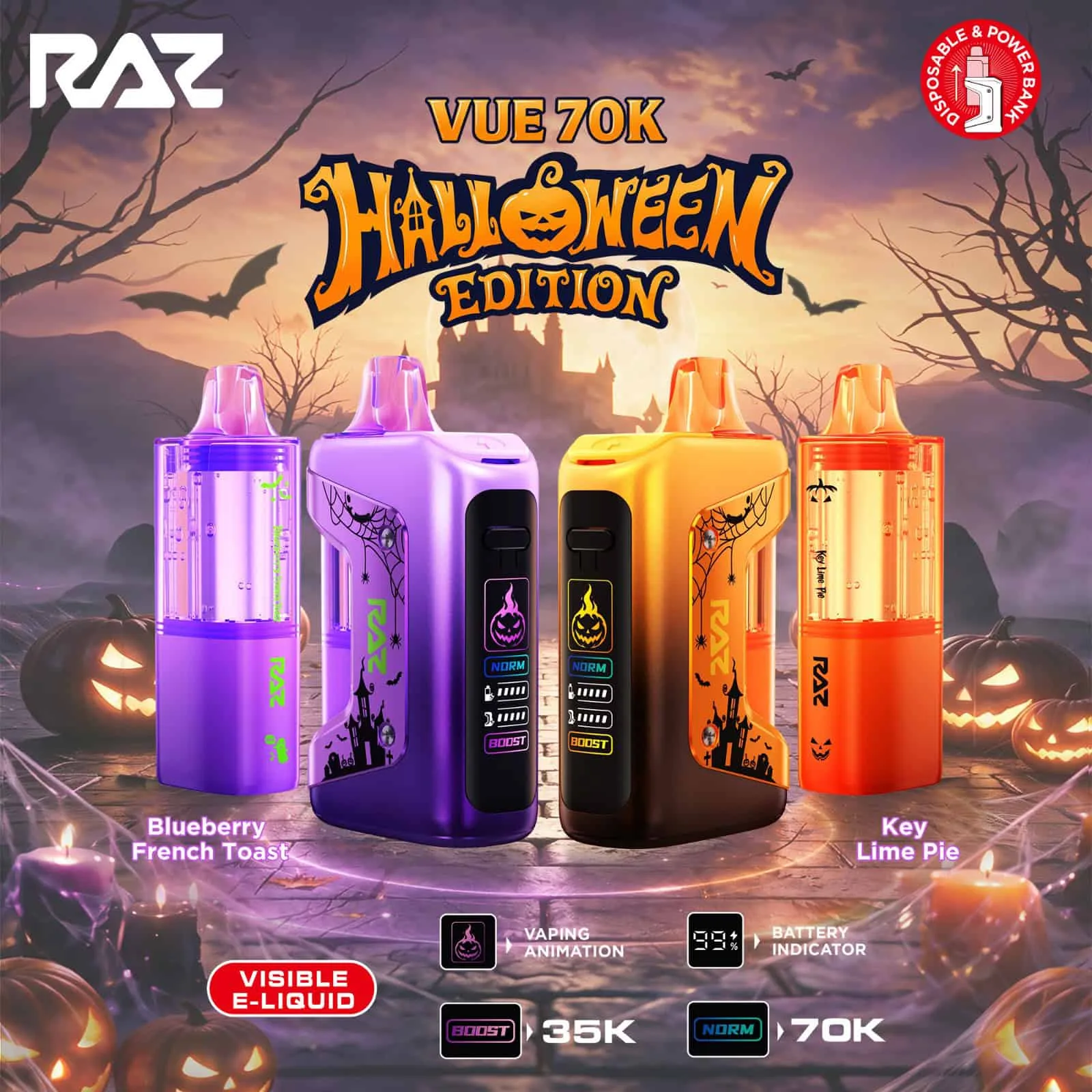 Raz Vue 50k Puffs Disposable Vape Device Kit - Image 2