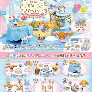 Re-Ment Cinnamoroll Glitter Party Collectible Mini Figure Set