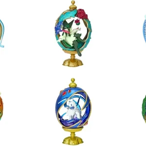 Re-Ment Pokemon Ovaltique 2 Luminous PVC Figure Set of 6