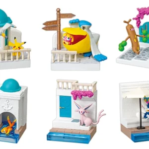 Re-Ment Pokemon Town Sea Breeze Path Set 6 Types x 6 Pieces Collection