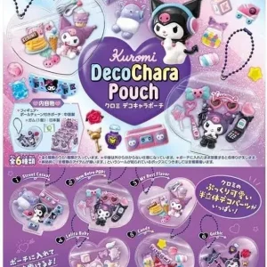 Re-ment Sanrio Kurumi DecoChara Pouch Figure Set of 6 Candy Toys