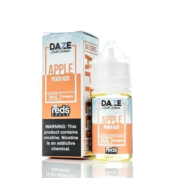 Reds Apple Peach Iced Salt by 7 Daze Salt Series 30ML