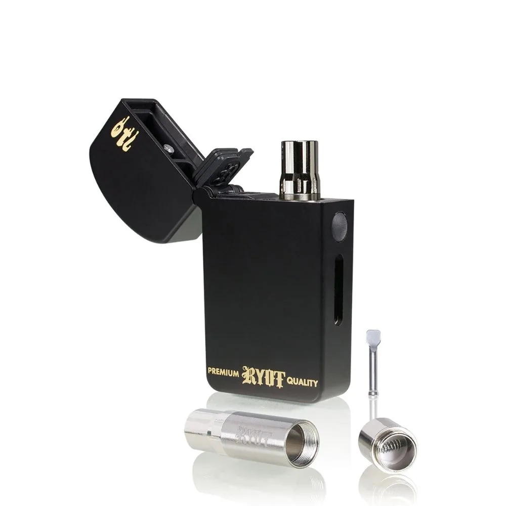 RYOT Verb 710 Flip Vaporizer – Dual-Use 510 Cart & Wax Concentrate Kit