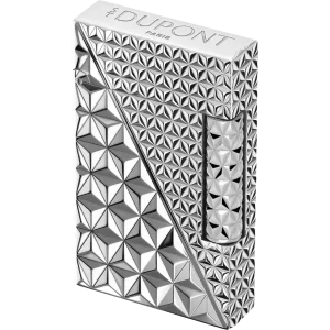 S.T. Dupont Ligne 2 Lighter – Double Fire X Silver