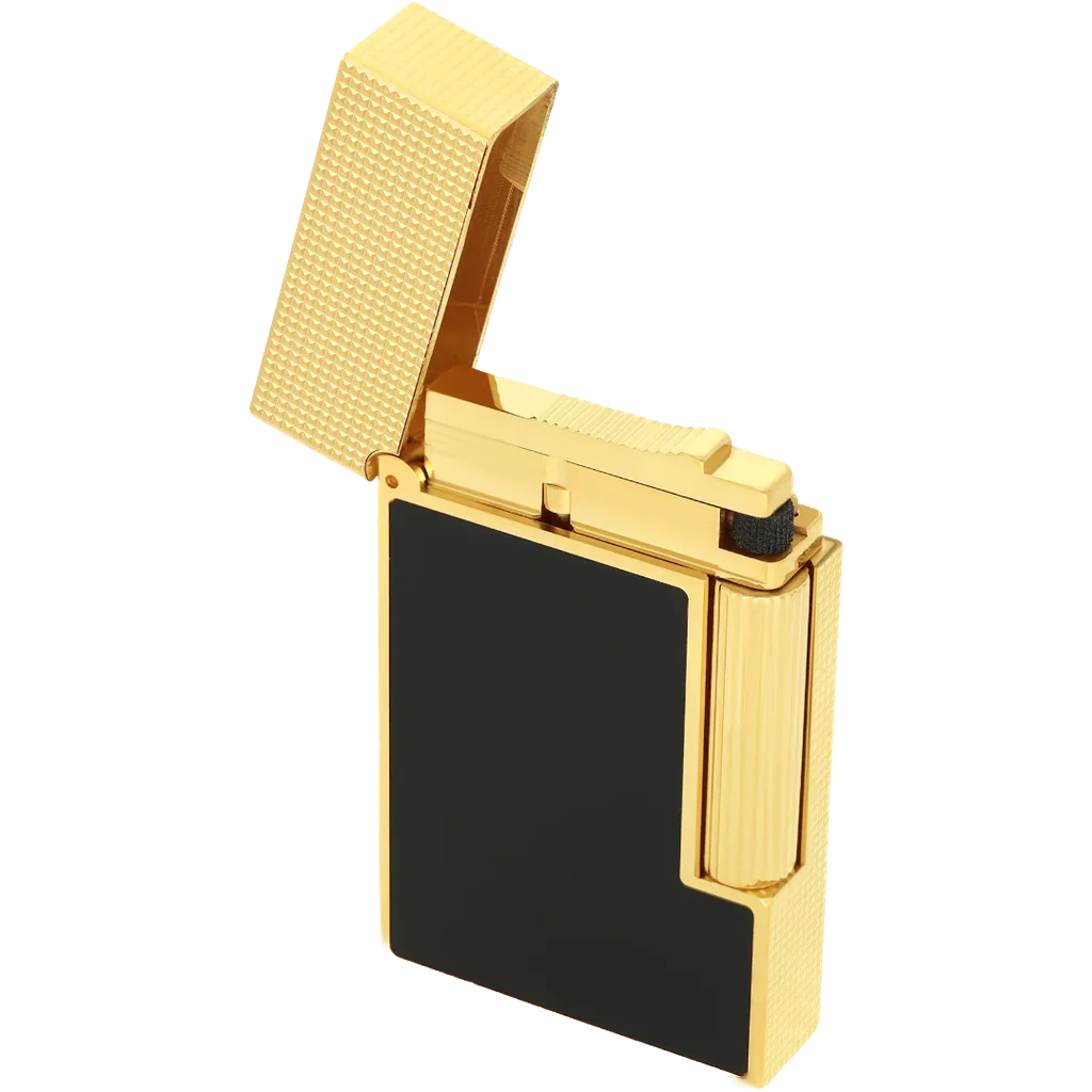 S.T. Dupont Ligne 2 Lighter – Micro Diamond Head Black - Image 2