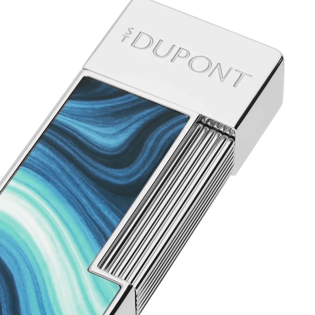 S.T. Dupont Twiggy Géode Lacquered Lighter – Blue - Image 2