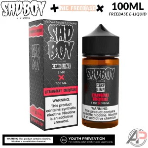 Sadboy Strawberry Cheesecake E-Liquid 100mL