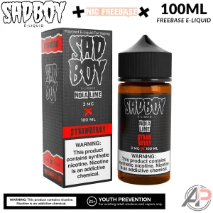 Sadboy Strawberry E-Liquid 100mL