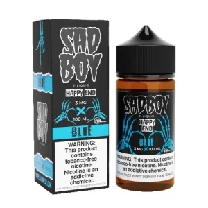 Sadyboy E-Liquid Happy End Blue Cotton Candy 100ml Vape Juice