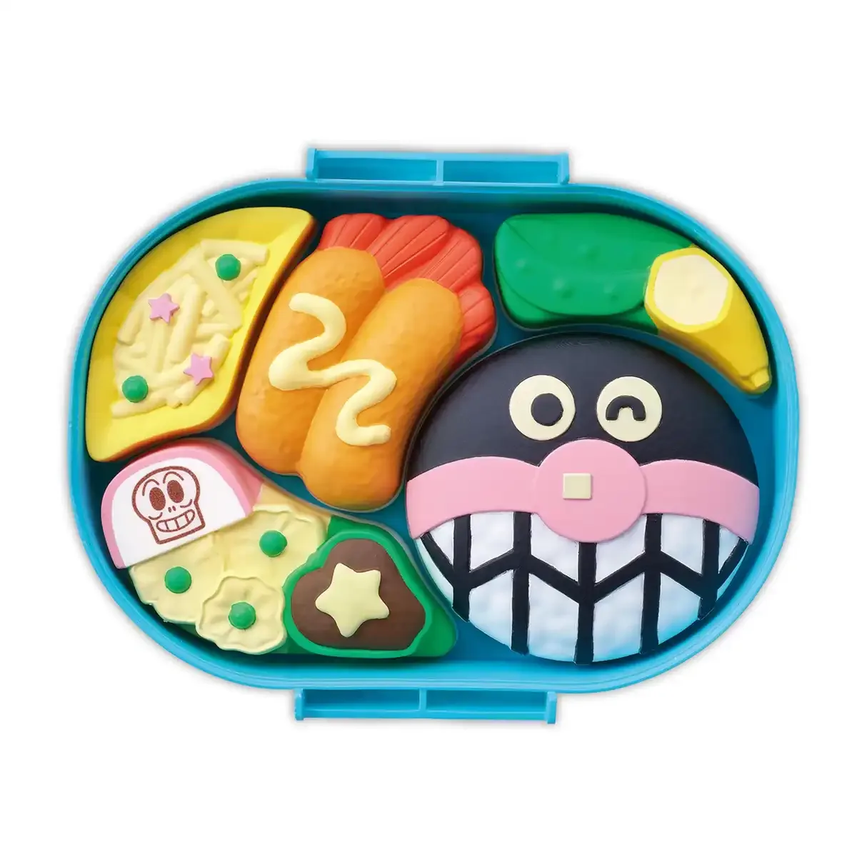 Sega Fave Anpanman Bento Puzzle Baikinman Fried Shrimp Toy Set