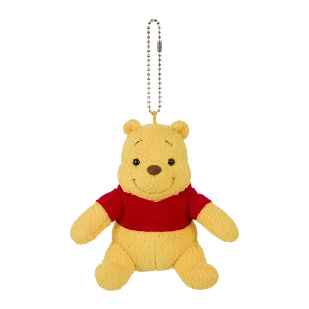 Sekiguchi Winnie The Pooh Plush Keychain for Girls 4.3x4.5x3.7 Inches
