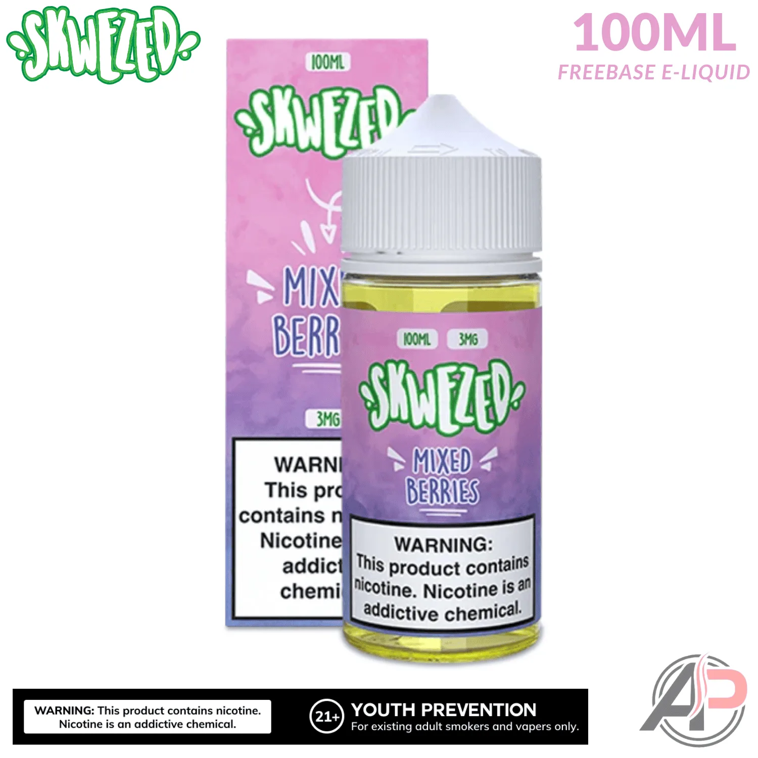 Skwezed Mixed Berries Blended Burst E-Liquid 100mL