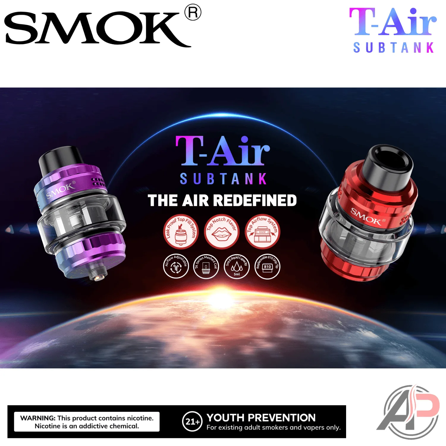 Smok T-Air Subohm Tank - Image 2