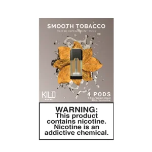Smooth Tobacco - Pack of 4 Pods by Kilo 1K - Ejuice Store