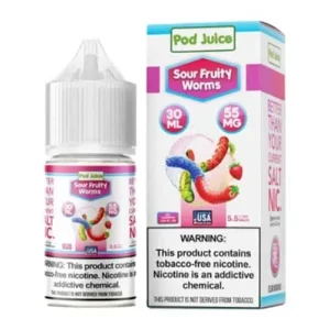 Sour Fruity Worms by Pod Juice Salt 30ML