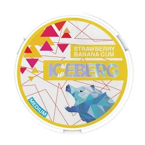 Strawberry Banana Gum Iceberg Nicotine Pouches
