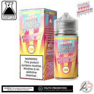 Strawberry Banana Ice E-Liquid By Frozen Fruit Monster Vape Labs 100mL
