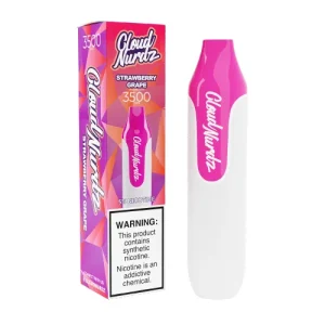 Strawberry Grape Disposable Pod (3500 Puffs) by Cloud Nurdz Disposables - Ejuice Store