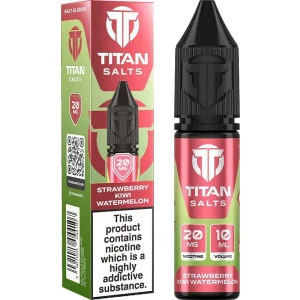 Strawberry kiwi watermelon Titan Salts e-liquid 10ml