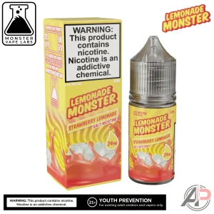 Strawberry Lemonade Salt Nicotine By Lemonade Monster Vape Labs 30mL