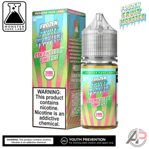 Strawberry Lime Ice Salt Nicotine By Frozen Fruit Monster Vape Labs 30mL