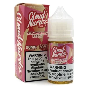 Strawberry Peach - 50mg - Cloud Nurdz Salts - 30mL