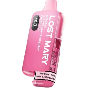 Strawberry raspberry cherry ice Lost Mary BM6000 pod vape kit 12ml