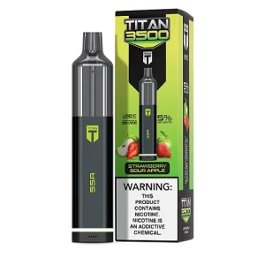 Strawberry Sour Apple Disposable Pod (3500 Puffs) by Titan 3500 - Ejuice Store