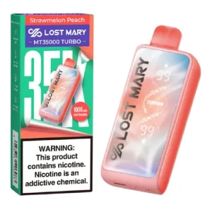 Strawmelon Peach Disposable Vape (35000 Puffs) by Lost Mary MT35000 Turbo - Ejuice Store