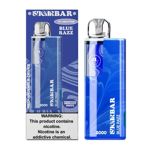 Sugar Bar SB8000 Blue Razz Disposable Vape | $12.95