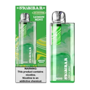 Sugar Bar SB8000 Lemon Mint Disposable Vape | $12.95