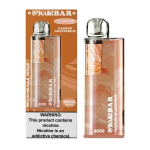 Sugar Bar SB8000 Passion Grapefruit Disposable Vape | $12.95