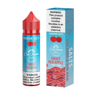 Sweet Red Apple (Grizzly Apple) by California Grown E-Liquids 60ml - Ejuice Store