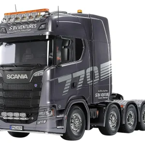 Tamiya 1/14 Scale Scania 770 S 8x4/4 Gunmetal RC Big Truck Model 56376