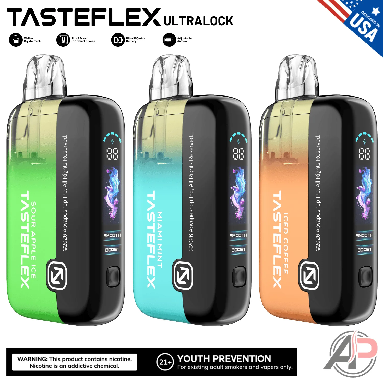 Tasteflex Ultralock 50000 Puffs Disposable Vape Device