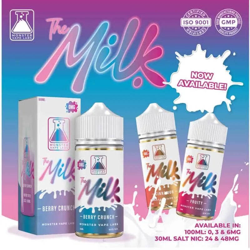 The Milk Fruity E-Liquid By Monster Vape Labs 100mL - Image 2
