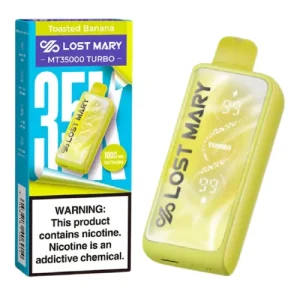 Toasted Banana Disposable Vape (35000 Puffs) by Lost Mary MT35000 Turbo - Ejuice Store