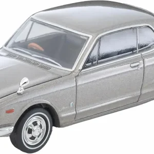Tomytec Nissan Skyline 2000GT Silver 1/64 Classic Diecast Model