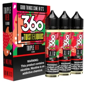 Triple Red by 360 Twist E-Liquids 180ml (3x60ml) - Ejuice Store