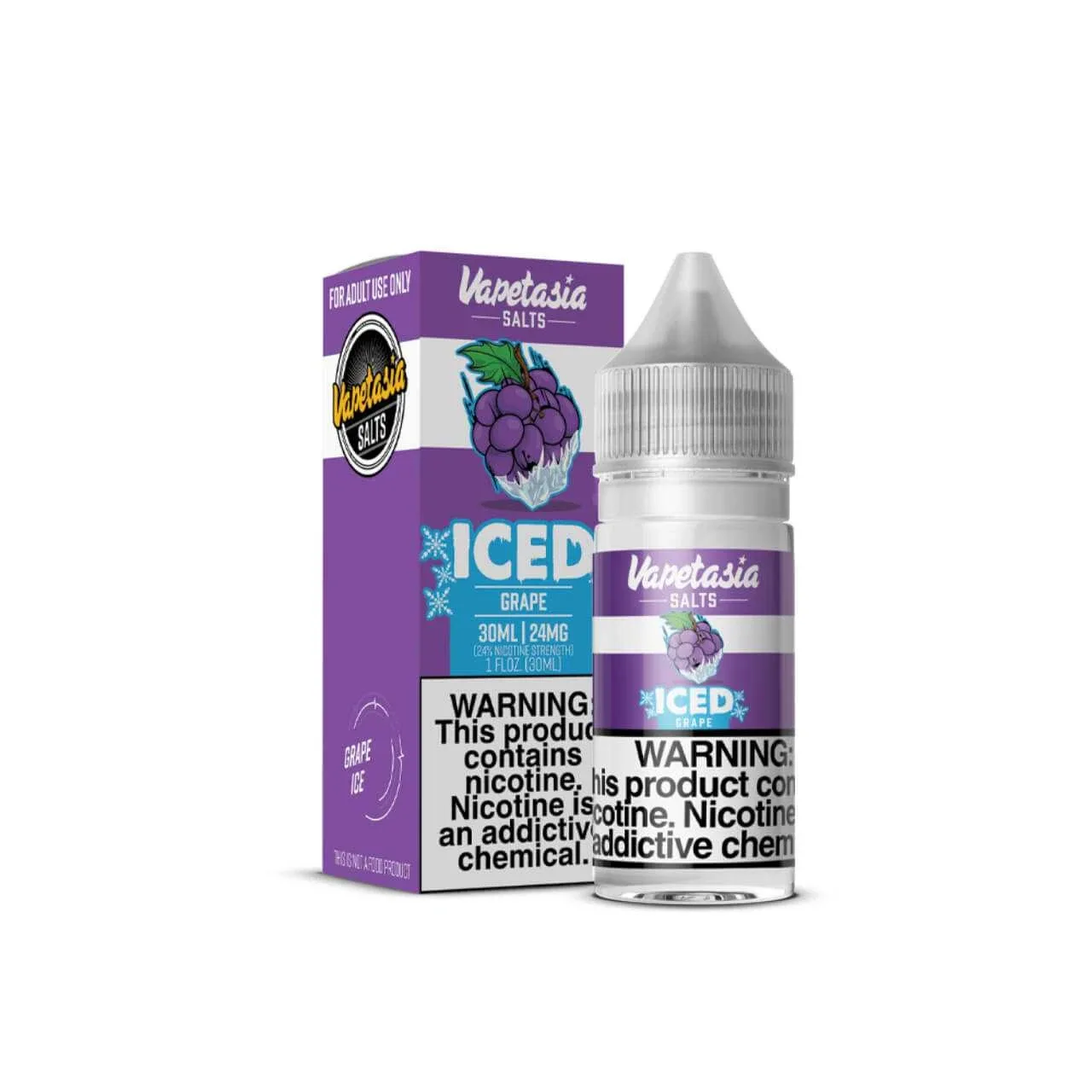 Vapetasia Salts Killer Fruits Iced Grape 30ml Synthetic Nicotine E-Juice