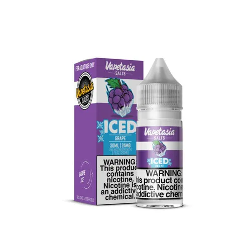 Vapetasia Salts Killer Fruits Iced Grape 30ml Synthetic Nicotine E-Juice - Image 2