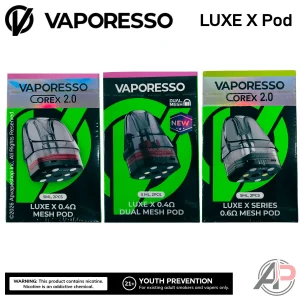 Vaporesso Luxe X Replacement Pods 2 Pack