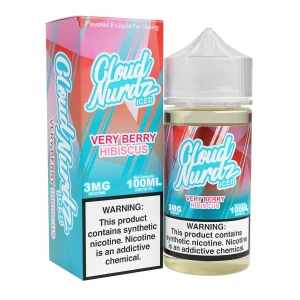 Very Berry Hibiscus Iced Cloud Nurdz 100ml