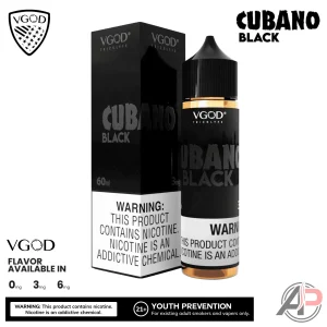 Vgod Cubano Black E-Liquid 60mL