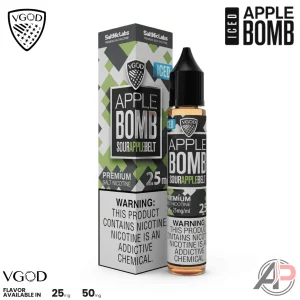 Vgod Iced Apple Bomb Salt Nicotine 30mL